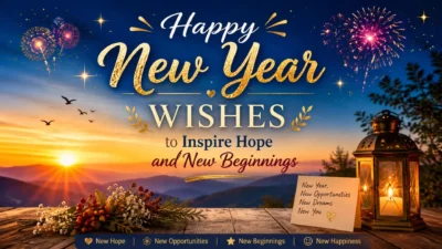 Happy New Year Wishes to Inspire Hope and New Beginnings