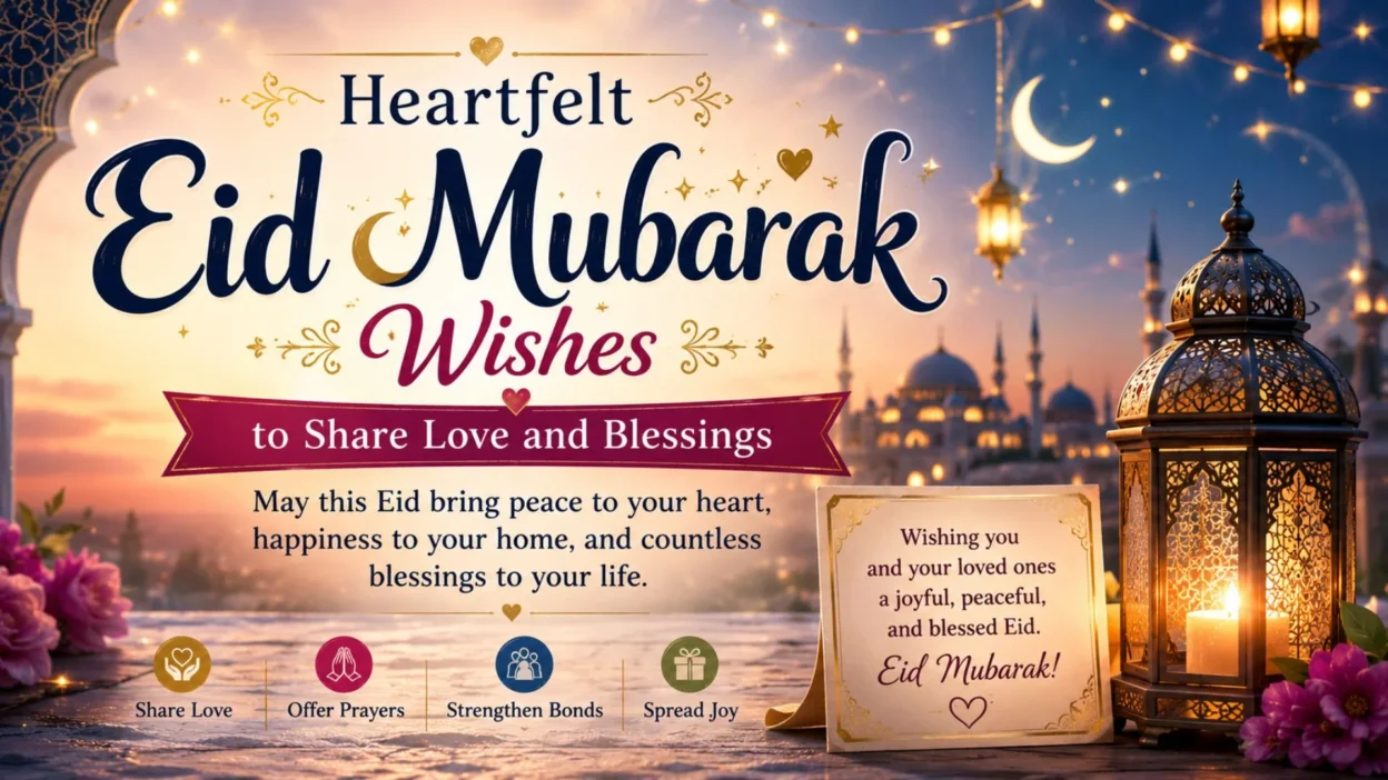 Heartfelt Eid Mubarak Wishes to Share Love and Blessings