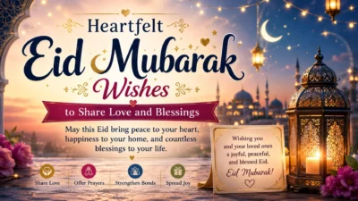 Heartfelt Eid Mubarak Wishes to Share Love and Blessings