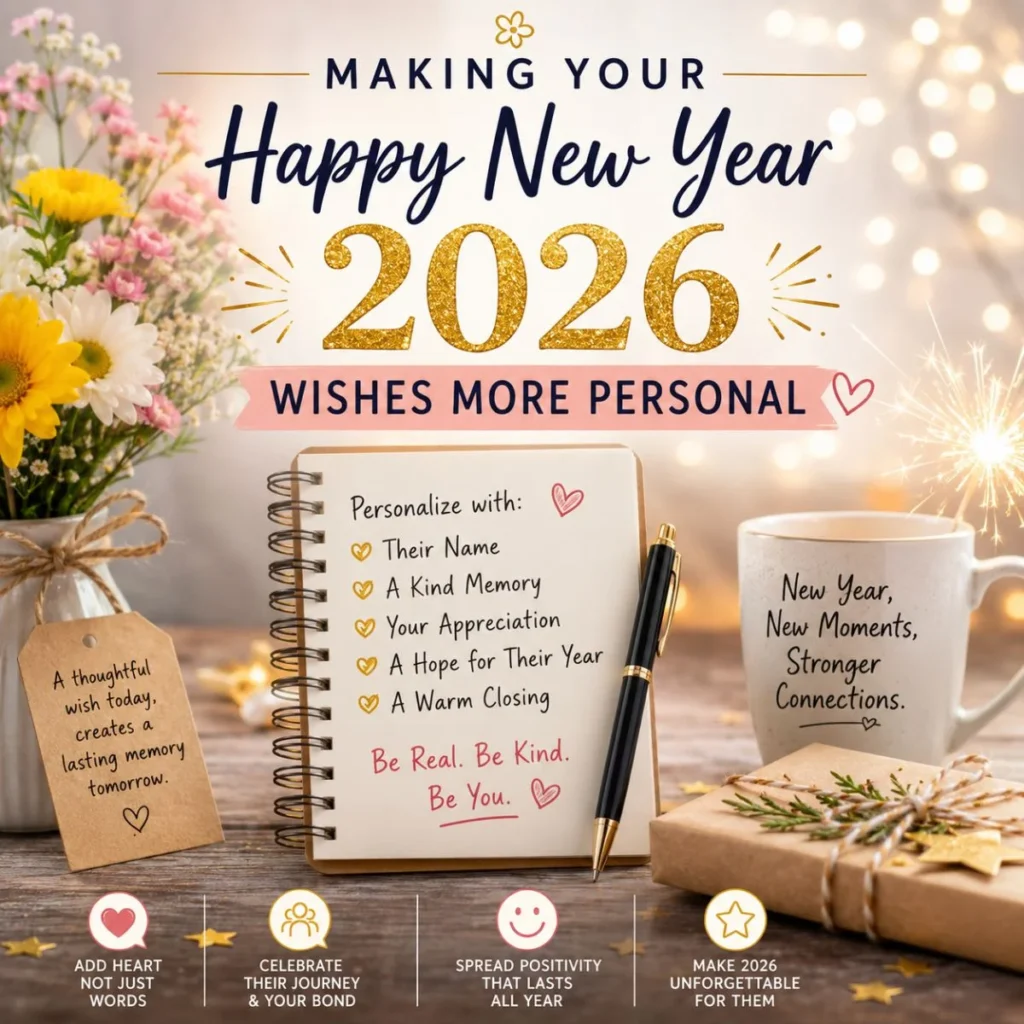 🌼 Making Your Happy New Year 2026 Wishes More Personal