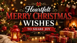🎄 Heartfelt Merry Christmas Wishes to Share Joy
