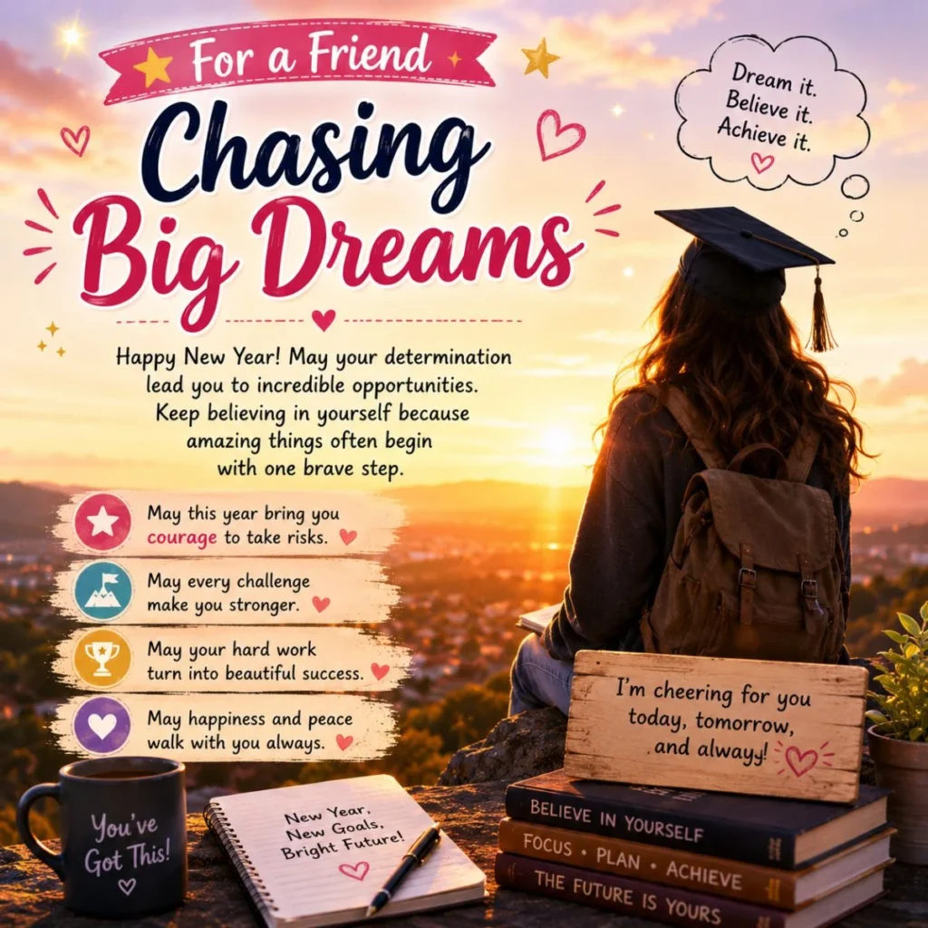 🎓 For a Friend Chasing Big Dreams