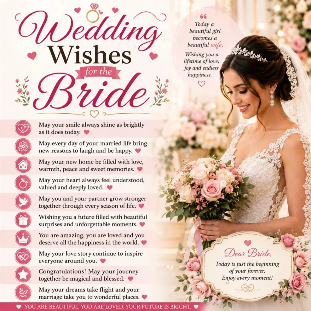 👰 Wedding Wishes for the Bride👰 Wedding Wishes for the Bride