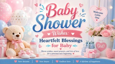 Baby Shower Wishes: Heartfelt Blessings for Baby