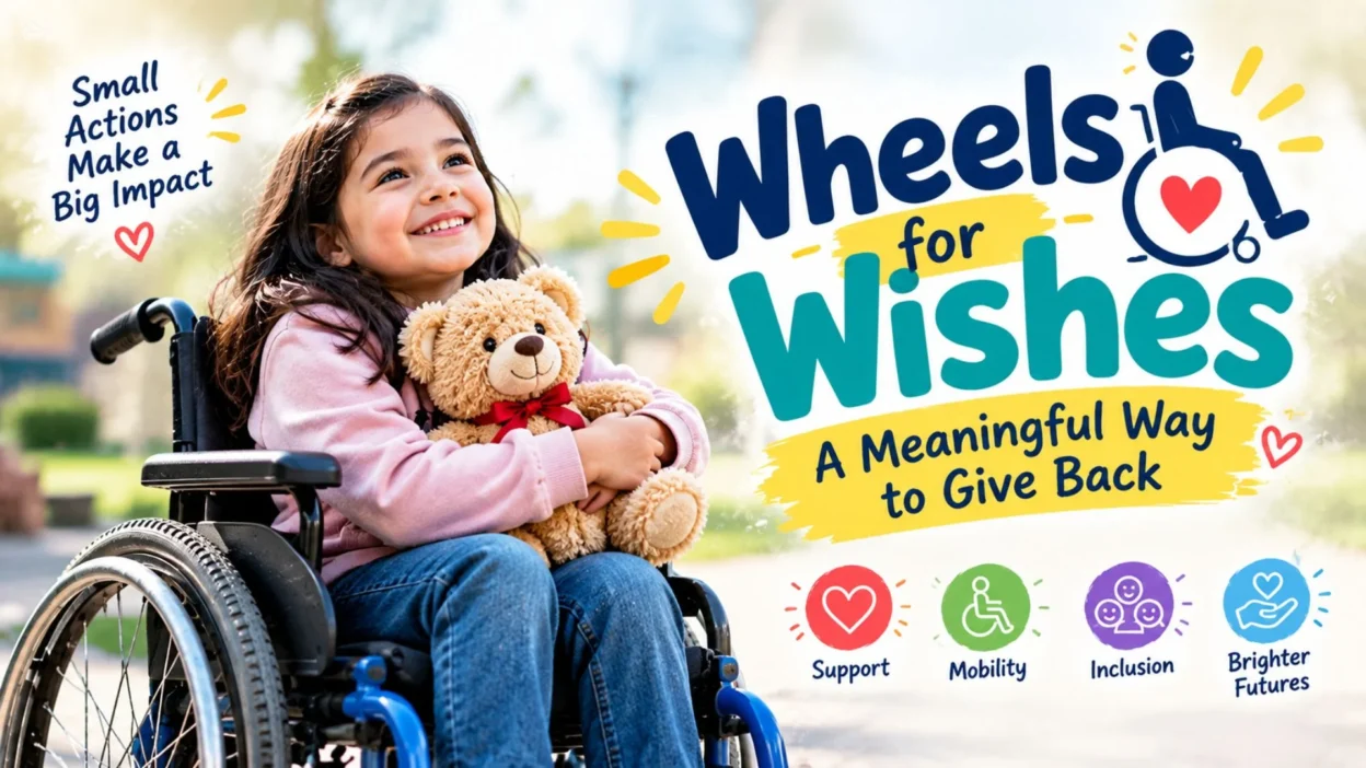 Wheels for Wishes: A Meaningful Way to Give Back – charitable giving illustration